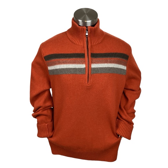 Banana Republic Merino Wool 1/4 Zip Turtleneck Sweater - Picture 7 of 11